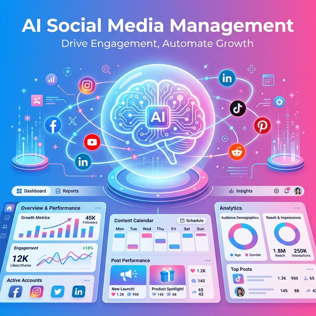 Best AI Social Media Tools 2026: Schedule, Create, and Grow Faster