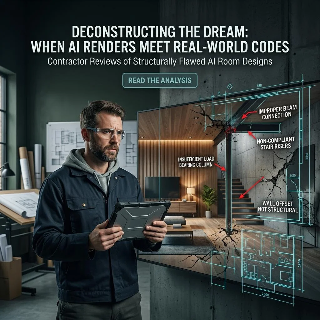 Why So Many AI Room Renders Fall Apart the Moment a Contractor Sees Them